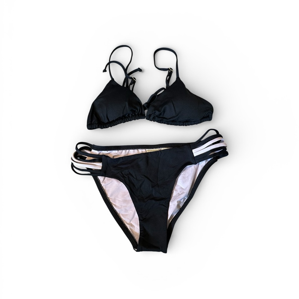 NWOT L*Space Low Down bikini set black